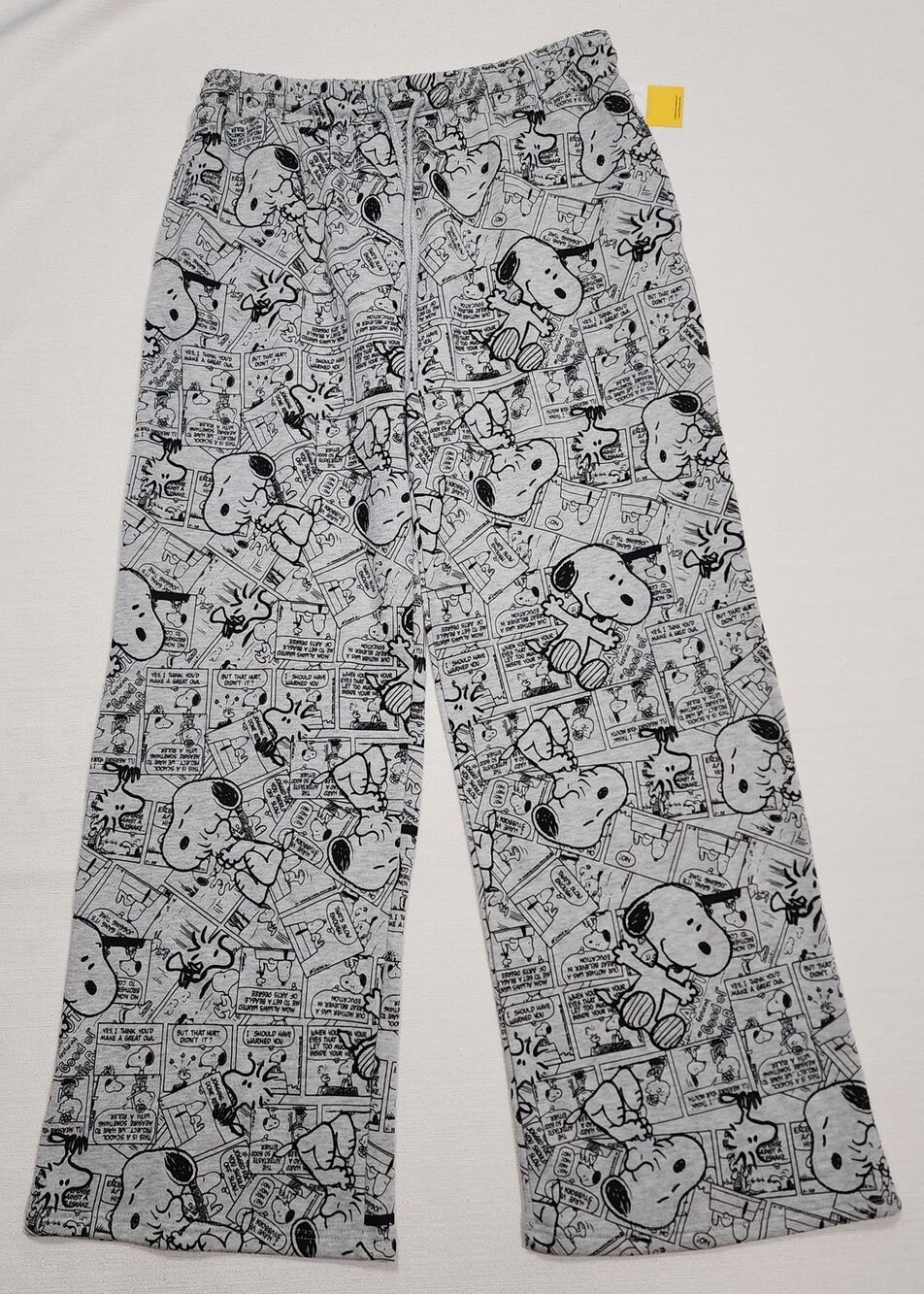 Snoopy comic sweatpants women XL NWT